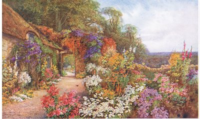 An Old Garden, from The Gardens of England: In the Southern and Western Counties by Lilian Stannard